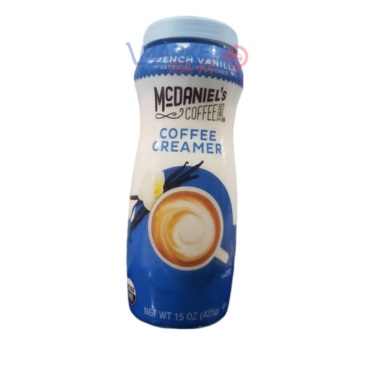 COFFE CREAMER , MC DANIEL'S COFFEE , NET WT 15 OZ (425 g)