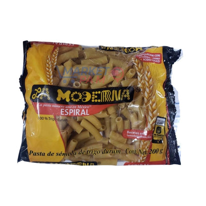 La MODERNA, a pasta numéro uno en México/100% Trigo durum/ Cont. Net 200 g