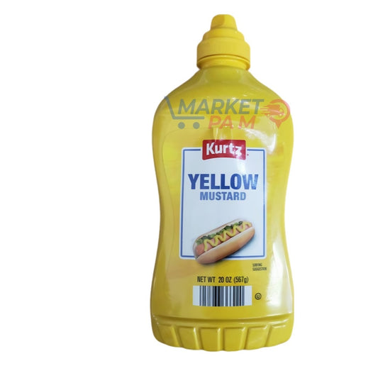 YELLOW MUSTARD / KURTZ / NET WT 20 OZ ( 567 g)