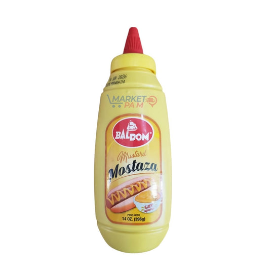 BALDOM Moutarde (Mostaza) /PESO NETO 14 OZ. (396g)