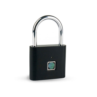Compact Smart Fingerprint Padlock - Waterproof, Keyless Security, USB Rechargeable, Lightweight Aluminum - Ideal for Luggage, Suitcases & Backpacks