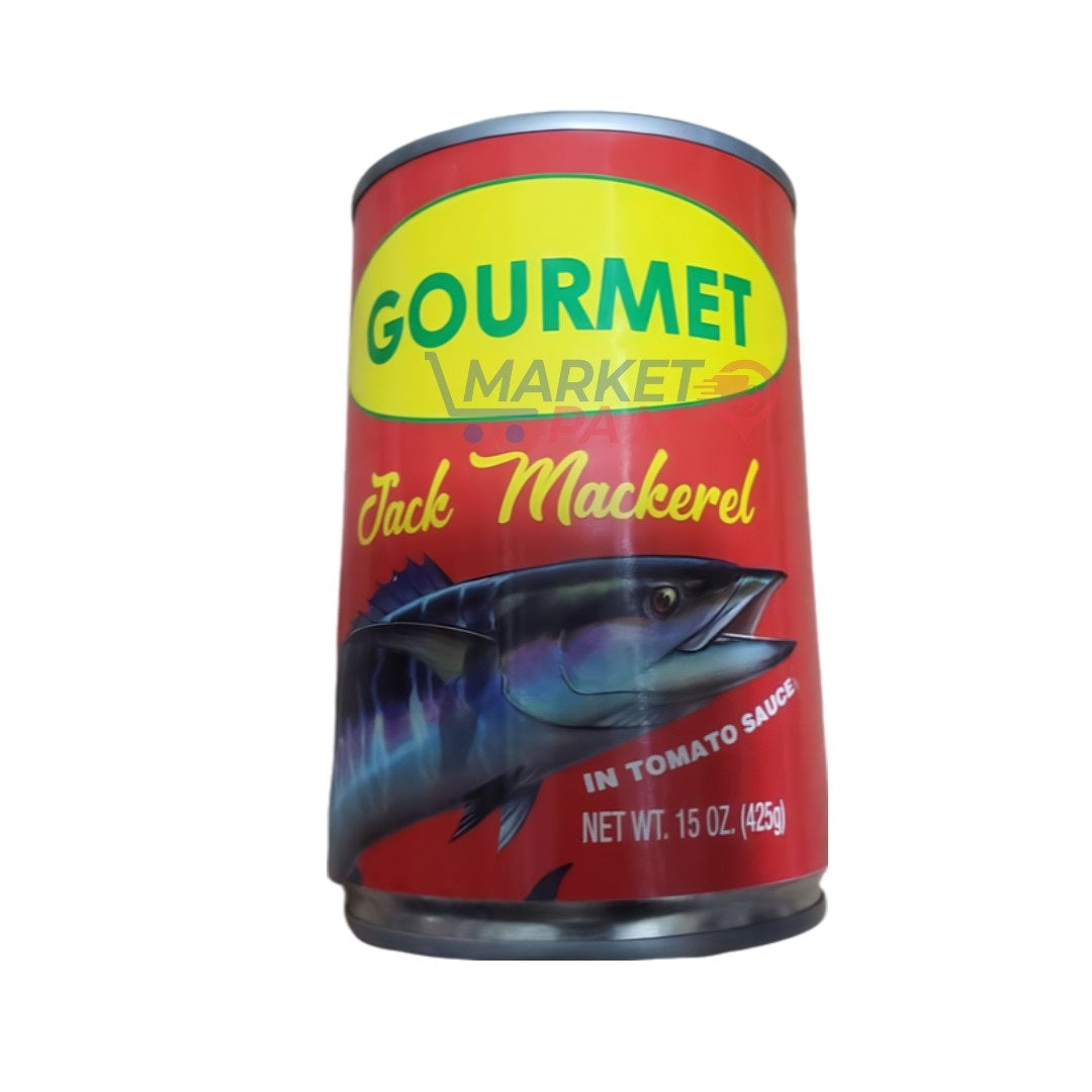 GOURMET JACK MACKEREL │ IN TOMATO SAUCE │ NET WT . 15 OZ (425 g)