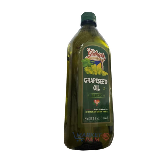 GRAPESEED OIL BLEND │ GABRIELA │ OMEGA 6&9 │NET 33.8 FL OZ  (1 LITER)