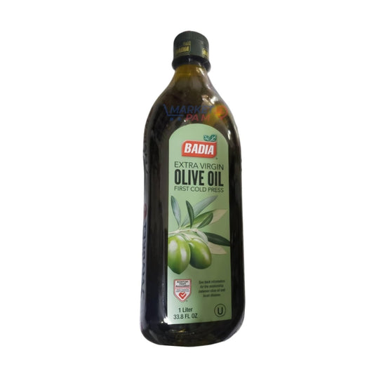 BADIA EXTRA VIRGIN │ OLIVE OIL │ FIRST COLD PRESS │ 1 LITER 33.8 FL OZ