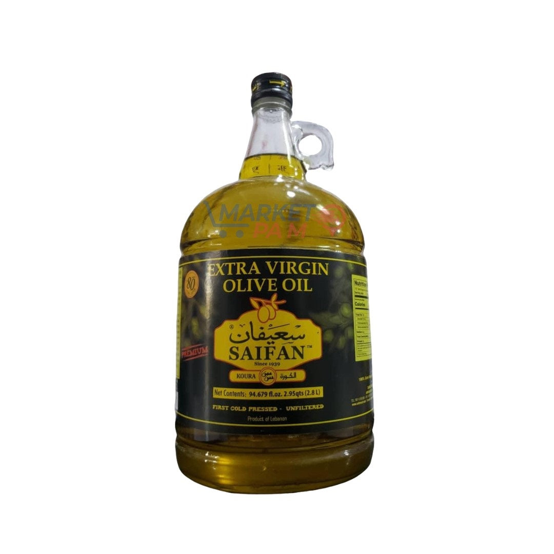 EXTRA VIRGIN │سعيفان │ SAIFANT │ Net Contents: 94.679 fl.oz. 2.95qts (2.8L)