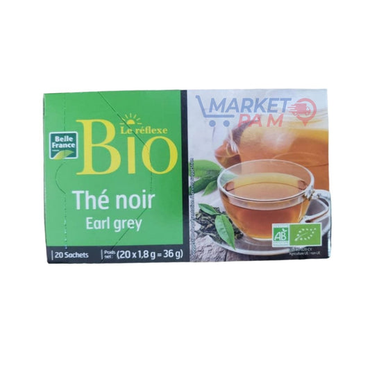 LE RÉFLEXE BIO │ THÉ NOIR EARL GREY │20 SACHETS │ POIDS NET : 20 * 1.8 g = 36 g)