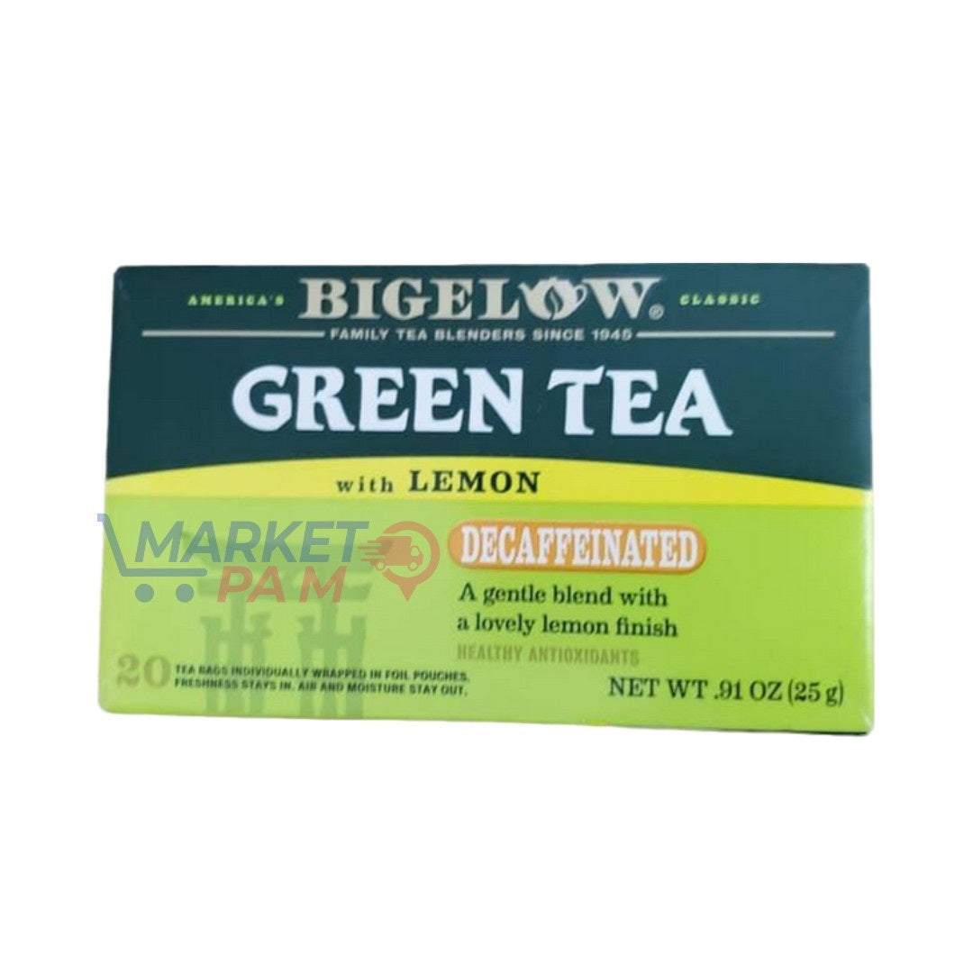 BIGELOW │ CLASSIC GREEN TEA │ with MANGO │NET WT .91 OZ (25 g)