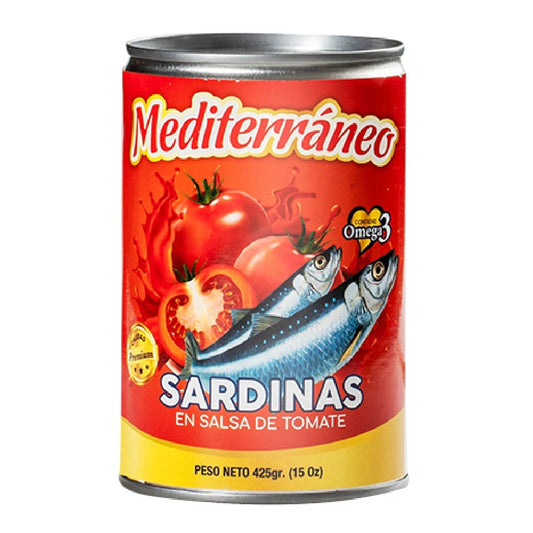 SARDINES EN SAUCE DE TOMATE 15 OZ 425 G