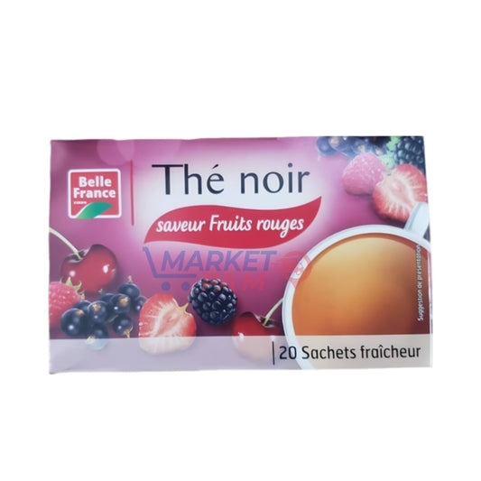 Thé noir │ saveur Fruits rouges │ 20 Sachets │ fraîcheur Suggestion de présentation