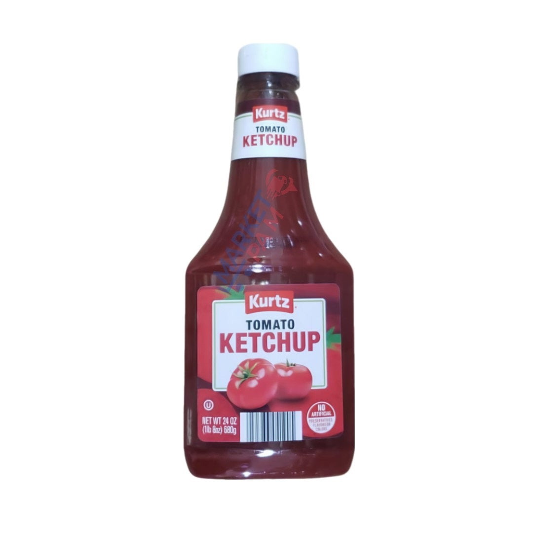 KUTZ │ TOMATO KETCHUP │ ET WT 24 OZ ( 1 LB 8 OZ ) 680 g