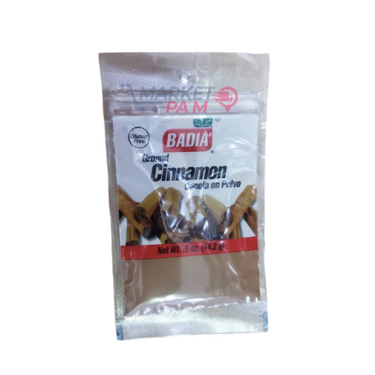 BADIA GROUND │ CINNAMON │ CANELA EN POLVO │ NET WT. 5 OZ. (14.2 g)