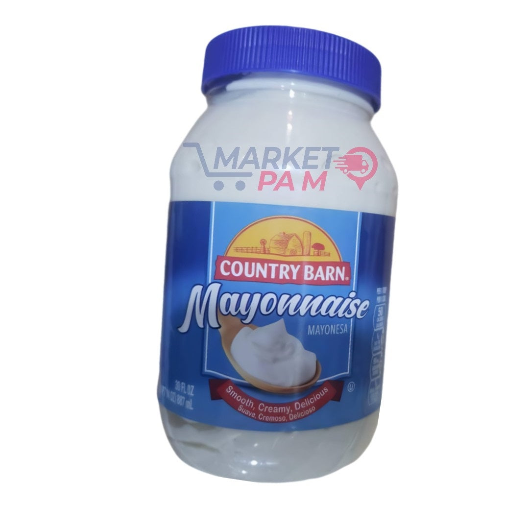 COUNTRY ABRN │ MAYONNAISE, SMOOTH│ NET WT  30 FL OZ