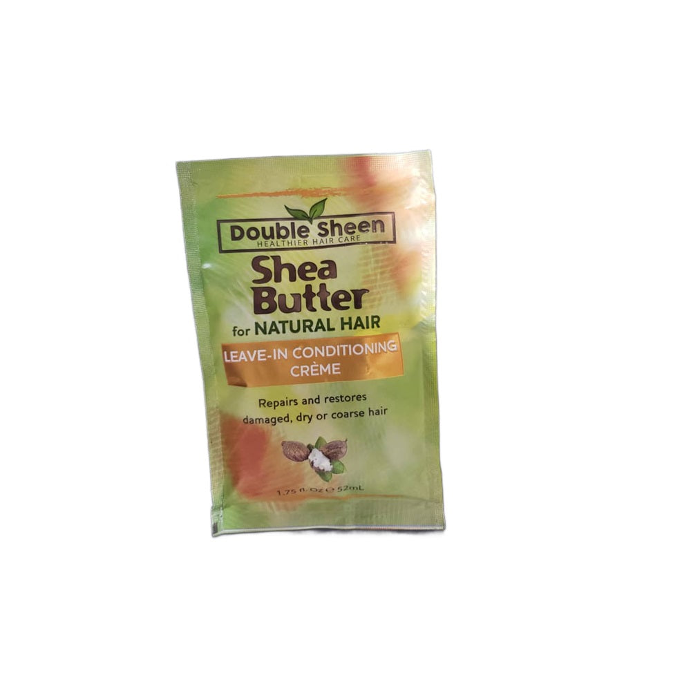 DOUBLESHEEN , SHEA BUTTER FOR NATURAL HAIR, LEAVE-IN CONDITIONNG CRÈME, 1.75 FL OZ e 52 ml
