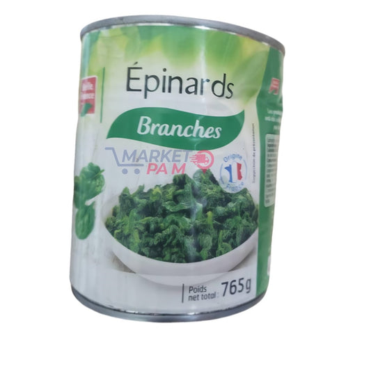 ÉPINARDS BRANCHES │ POIDS NET TOTAL: 765 g