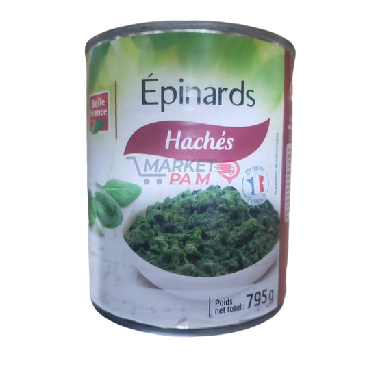 ÉPINARDS HACHÉS │POIDSS NET TOTAL : 795 g