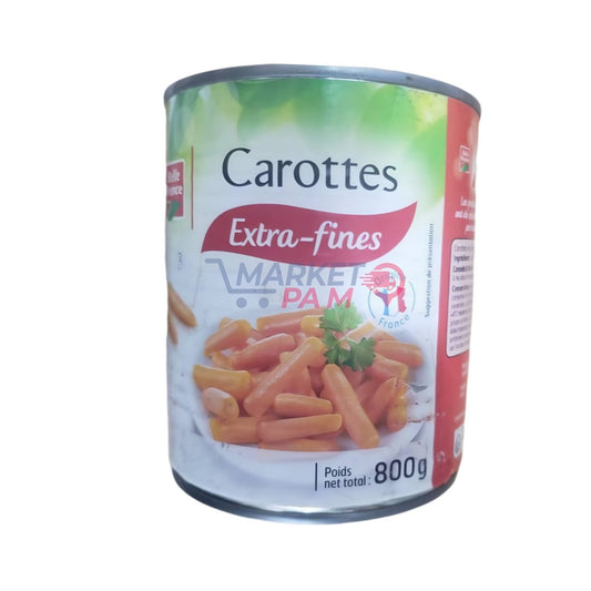 CAROTTES EXTRA-FINES  │ POIDS NET TOTAL : 800 G