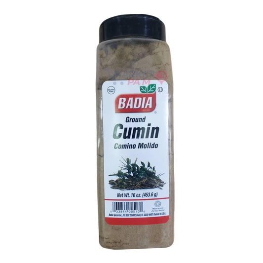 BADIA │ GROUND CUMIN COMINO MOLIDO │NET WT: 16 OZ (453.6g)