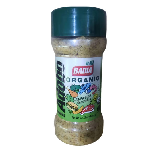 BADIA │ ORGANIS ALL-PURPOSE SEASONNIG │ NET WT. : 12.75 OZ ( 361.4g)