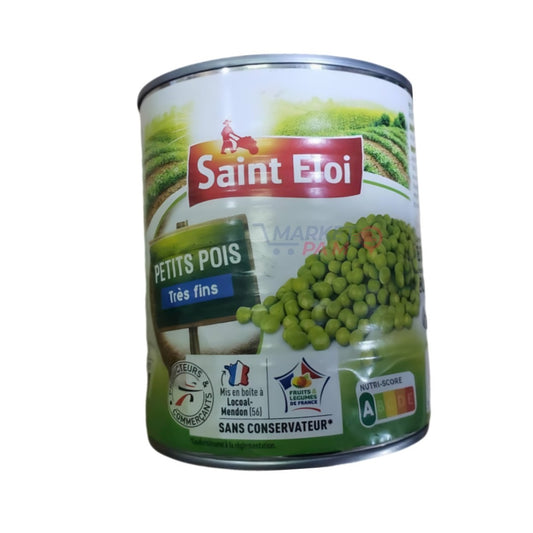 SAINT ELOI │ PETITS POIS TRÈS FIN │CONTENANCE : 850 g │ POIDS NET TOTAL 800g  │ POIDS NET ÉGOUTTÉ: 560g