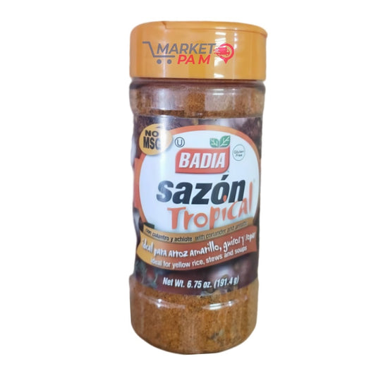 BADIA │ SAZON TROPICAL │ NET WT 6.75 OZ ( 191.4 g)