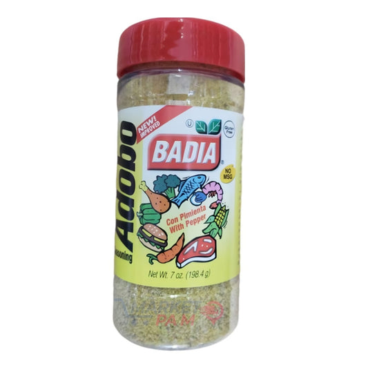 BADIA │ADOBO , CON PIMENTA WITH PEPPER │ NET WT 7 OZ ( 198.4 g)