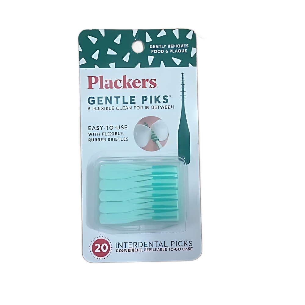 GENTLE PIKS, PLAKERS  (GENTLY REMOVES FOOD & PLAQUE)