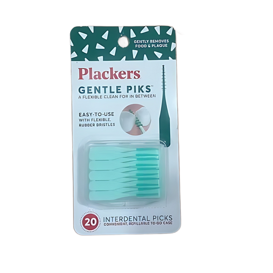 GENTLE PIKS, PLAKERS  (GENTLY REMOVES FOOD & PLAQUE)