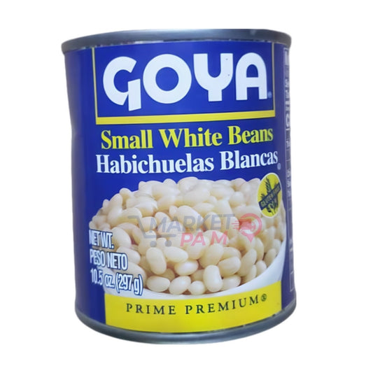 GOYA │ SMALL WHITE BEANS │ HABICHUELAS BLANCAS │  NET WT 10.5 OZ ( 297 g)