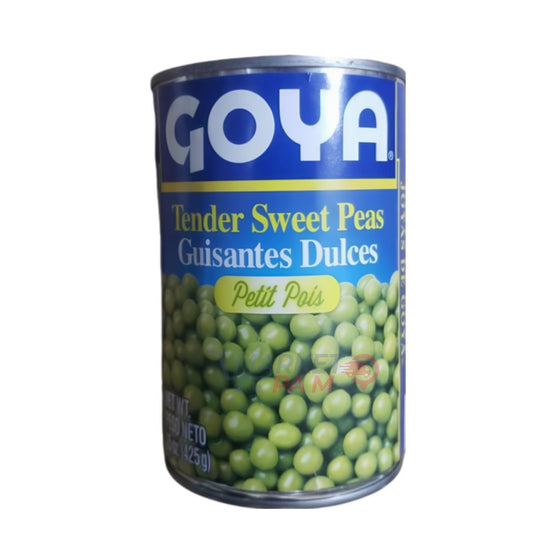 GOYA │ TENDER SWEET PEAS │ GUISANTES DULCES │ PETIT POIS │ NET WT 425 g