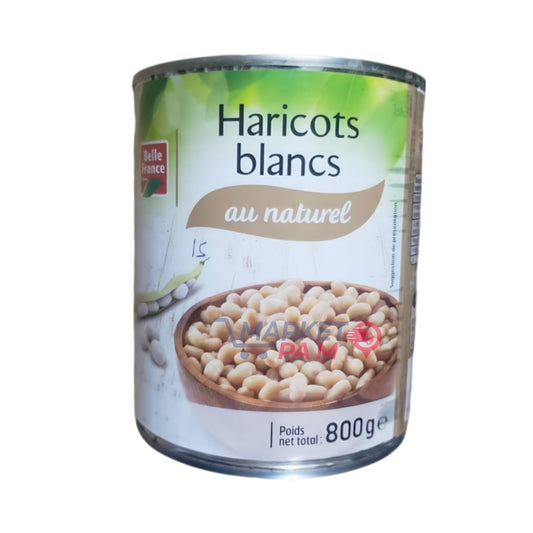 ARICOTS BLANCS  AU NATUREL │ WT NET : 800 g e