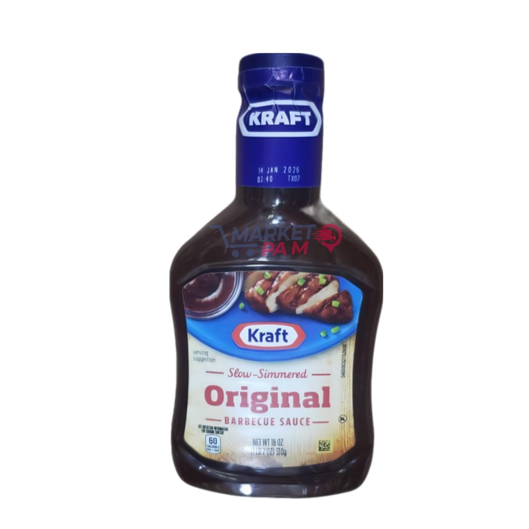 KRAFT │ SLOW SIMMERED │ ORIGINAL BARBECUE SAUCE │ NET  WT 18 OZ (510g)