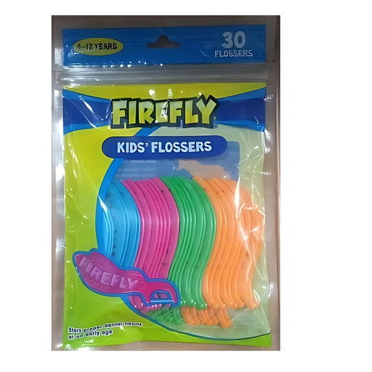 FIRREFLY KIDS' FLOSSERS (30 FLOSSERS, 4-12 YEARS)