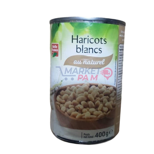 HARICOTS BLANCS │EXTRA-FIN │POIDS NET TOTAL : 400 g e