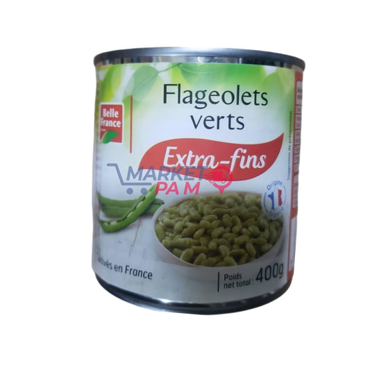 FLAGEOLETS VERTS │ EXTRA-FINS │  POIDS NET TOTAL : 400 g