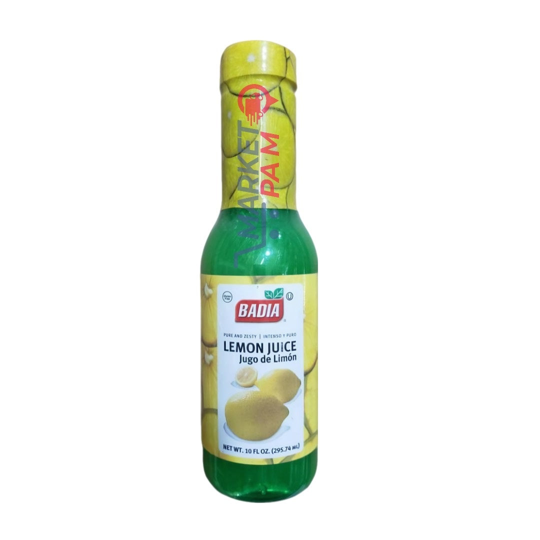 BADIA │ LEMON JUICE │ JUGO LIMÓN  │  NET WT 10 FL OZ (295.74  ML)