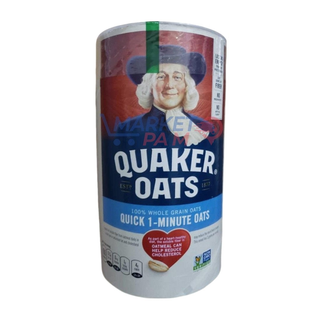 QUAKER OATS │ 100 % WHOLE GRAIN OATS │ QUIK 1-MINUTE OATS