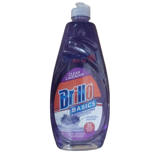 CLEANLAVENDER │ BRILO BASICS │ DISHAWAAHING LIQUID SOAP │ NET WT 34 FL ON ( 709 ML)