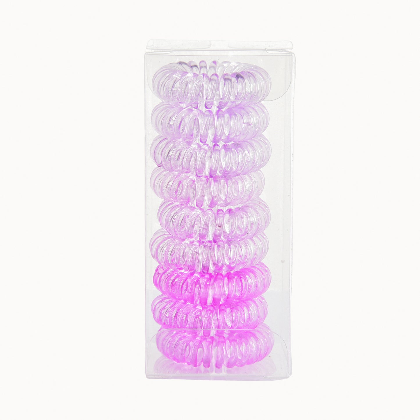[No Crease Hair Ties] 9 Pcs No Crease Spiral Hair Ties | Coil Hair Ties, Phone Cord Hair Ties, Women Ponytail Holder Elastics