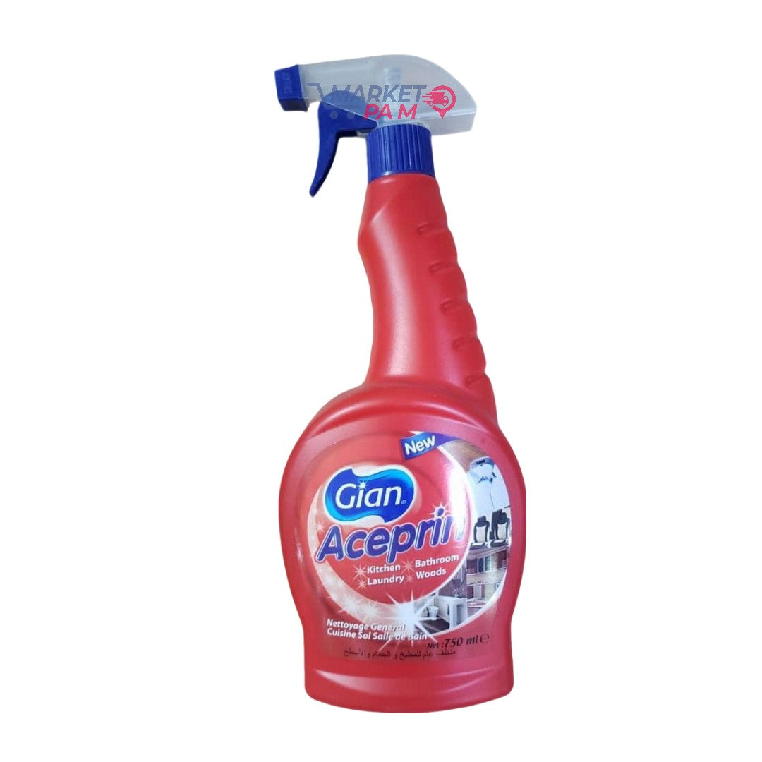 GIAN ACEPRIN  KITCHEN  │ BATHROOM │ LAUNDRY │WOODS │ NET : 750 ML e