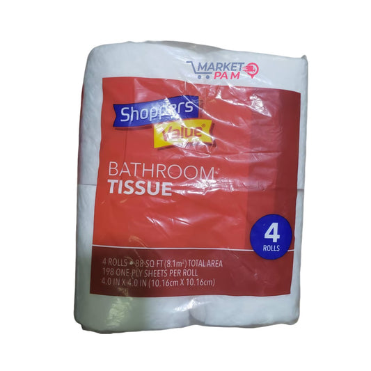 SHOPPERS VALUE BATHROOM TISSUE │ 4 ROLLS