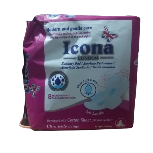 ICONA, MODERN AND GENTLE CARE, SANITARY PAD, SERVIETTE PÉRIODIQUE
