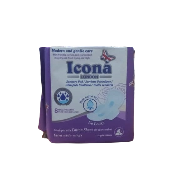 ICONA, MODERN AND GENTLE CARE, SANITARY PAD, SERVIETTE PÉRIODIQUE