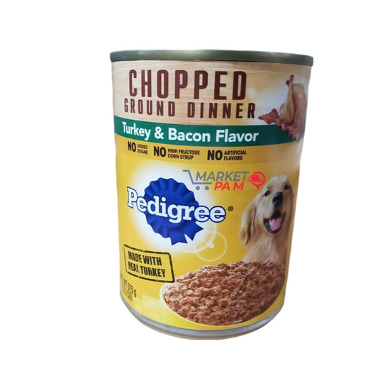 CHOPPED GROUND DINNER  │ TURKEY & BACON FLAVOR  │ PEDIGREE  │WT NET 375 g
