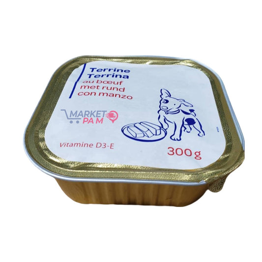 TERRINE AU BOEUF  │ VITAMINE D3-E  │ 300 g