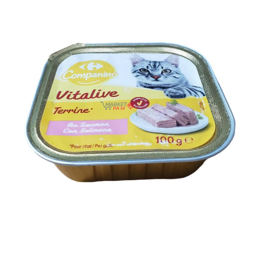 COMPANINO  │ VITALIVE TERRICE AU SAUMON  │ 100 g e