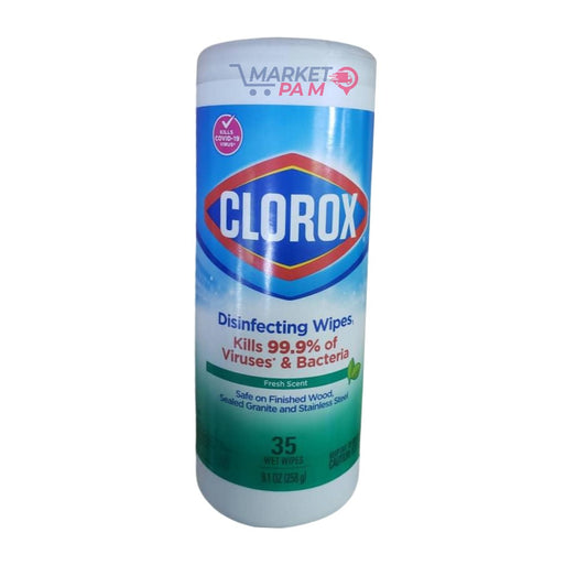 CLOROX  │ DESINFECTANT WIPES  │ KILLS 99.9% OF VIRUSES & BACTERIA