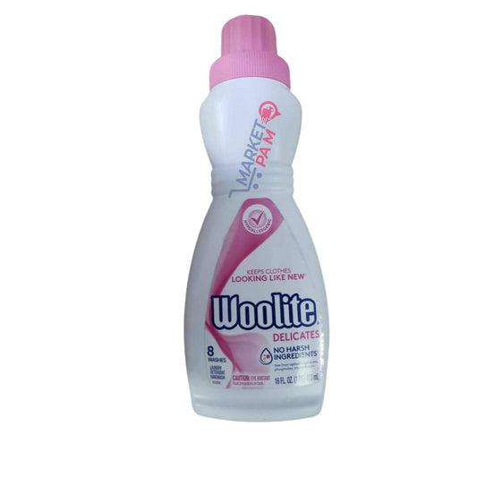 KEEPS CLOTHES │ LOOKING LIKE NEW │ WOOLITE DELICATES NO HARSH INGREDIENTS  │ 16 FL OZ
