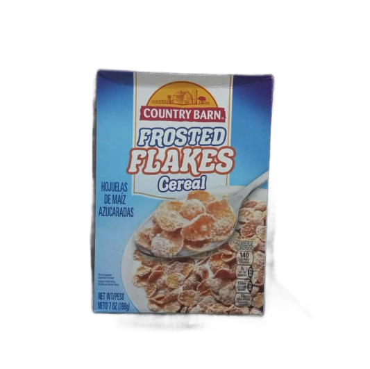 FROSTED FLAKES CEREAL  ( COUNTRY BARN) 7 OZ