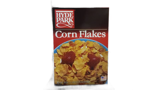 CORN FLAKES (HYDE PARK) NET WT 18 OZ