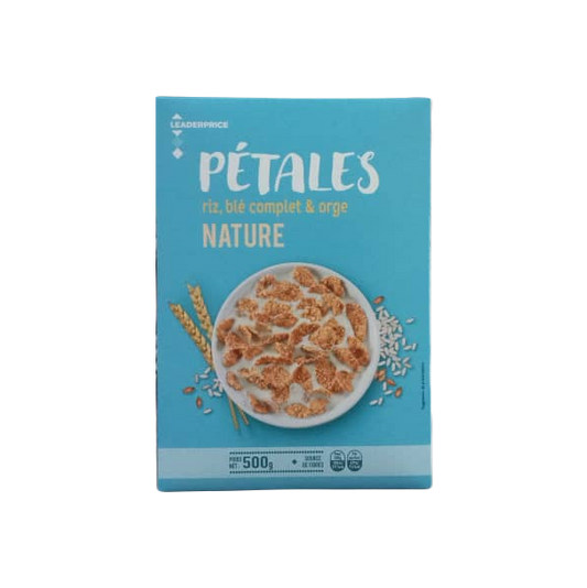 PÉTALES riz, blé complet & orge NATURE 500 g (LEADERPRICE)